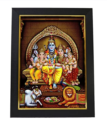 Siva Sakthi Digital Frame With Glass