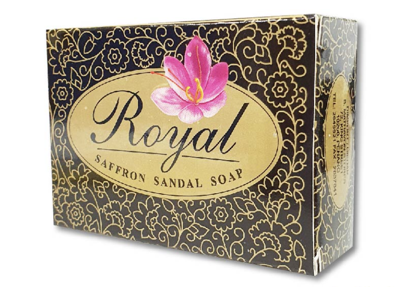 Royal Saffron Sandal Soap 75G