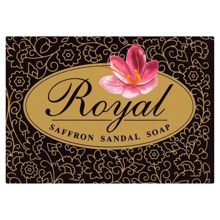 Royal Saffron Sandal Soap 150G