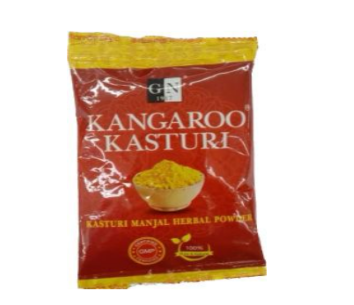 Kangaru Brand Kasturi Manjal Herbal Powder 40G