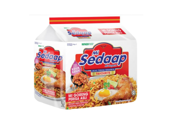 Wings Food Mi Sedap (Mi Segera) Mi Goreng Perisa Asli (90G*5)