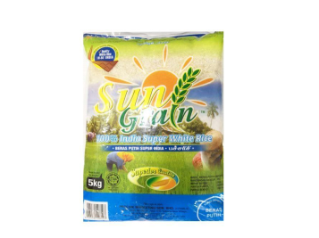 Sun Grain 100%India Super White Rice 5Kg