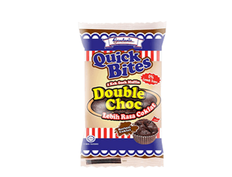 Gardenia Quick Bites Double Choc (2 Kek Snek Muffin) 70G