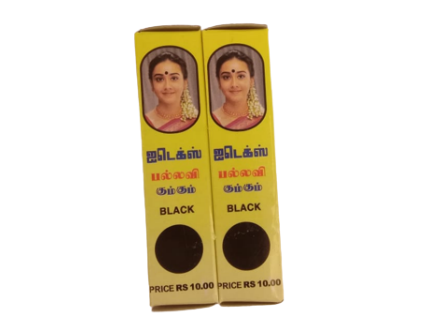 Palavi Kumkum Liquid Pootu (Black)